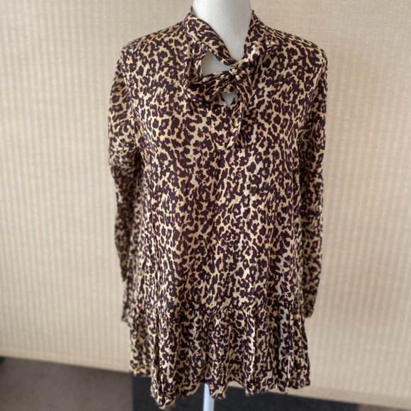 ZARA Leopard Tunic - Picture 1 of 8